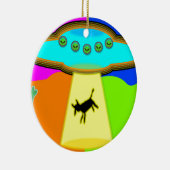 Alien Abduction Keramisch Ornament (Rechts)