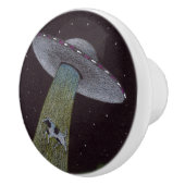 Alien Abduction Keramische Knop (Rechts)