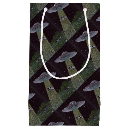 Alien Abduction Klein Cadeauzakje (Voorkant)