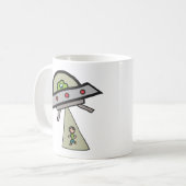 Alien Abduction Koffiemok (Voorkant links)