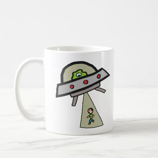 Alien Abduction Koffiemok (Links)