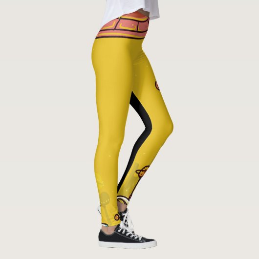 Alien Abduction-Leggings Leggings (Rechts)