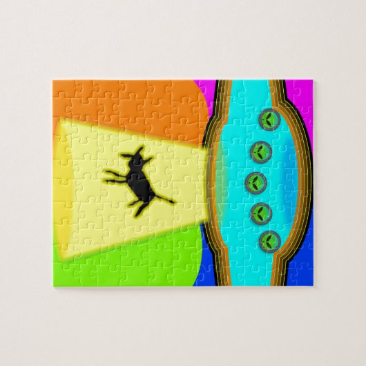 Alien Abduction Legpuzzel (Horizontaal)