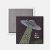 Alien Abduction Magneet (Voorkant / Achterkant)