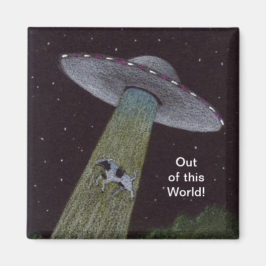 Alien Abduction Magneet (Voorkant)