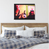 Alien Abduction Nachtmerrie 3 Canvas Afdruk (Insitu (Slaapkamer))