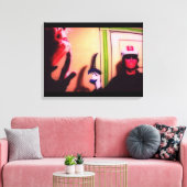 Alien Abduction Nachtmerrie 3 Canvas Afdruk (Insitu (Woonkamer))