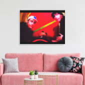 Alien Abduction Nachtmerrie Canvas Afdruk (Insitu (Woonkamer))