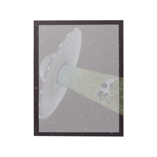 Alien Abduction Notitieblok (Linkerzijde)