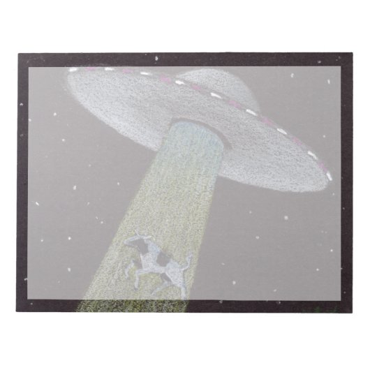 Alien Abduction Notitieblok (Voorkant)