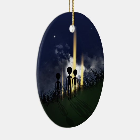 Alien Abduction Ornament (dubbelzijdig) (Rechts)