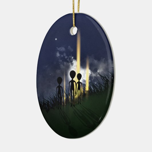 Alien Abduction Ornament (dubbelzijdig) (Links)