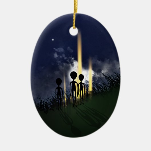 Alien Abduction Ornament (dubbelzijdig) (Voorkant)