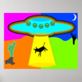 Alien Abduction Poster (Voorkant)