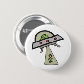 Alien Abduction Ronde Button 5,7 Cm (Voorkant /achterkant)