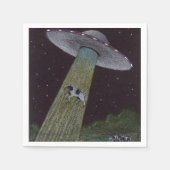 Alien Abduction Servetten (Voorkant)
