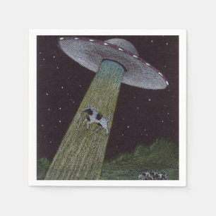 Alien Abduction Servetten