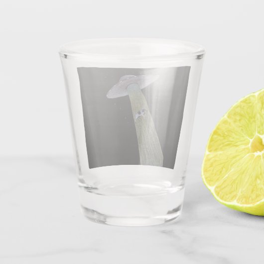 Alien Abduction Shot Glas (Achterkant)