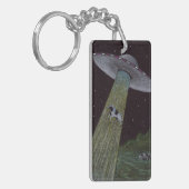 Alien Abduction Sleutelhanger (Voorkant Links)