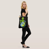 Alien Abduction Space Planet UFO-complot Tote Bag (Op model)