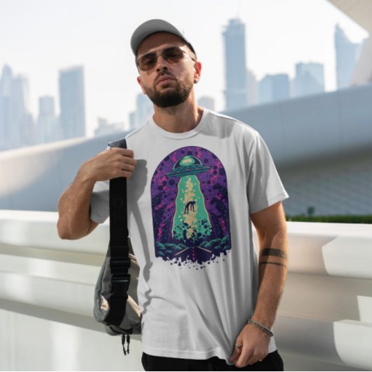 Alien Abduction Space T-shirt