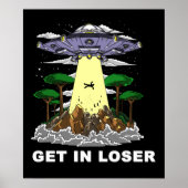 Alien Abduction Space UFO-complot Poster (Voorkant)