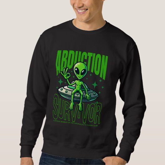 Alien Abduction Survivor platina-lid Intergala Trui (Voorkant)