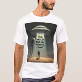 Alien Abduction T-shirt (Voorkant)