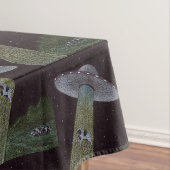 Alien Abduction Tafelkleed (Voorbeeld)