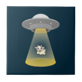 Alien Abduction Tegeltje (Voorkant)