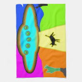 Alien Abduction Theedoek (Verticaal)