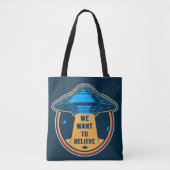 Alien Abduction Tote Bag (Voorkant)