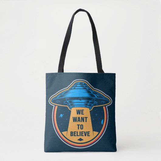 Alien Abduction Tote Bag (Voorkant)