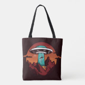 Alien Abduction Tote Bag (Achterkant)