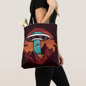 Alien Abduction Tote Bag (Dichtbij)