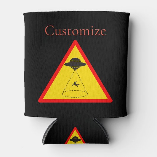 Alien Abduction UFO Thunder_Cove Blikjeskoeler (Voorkant)