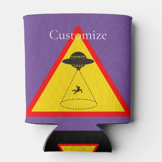 Alien Abduction UFO Thunder_Cove Blikjeskoeler (Achterkant)