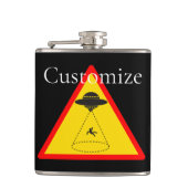 Alien Abduction UFO Thunder_Cove Heupfles (Voorkant)