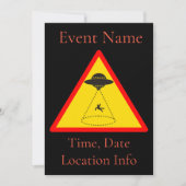 Alien Abduction UFO Thunder_Cove Kaart (Voorkant)