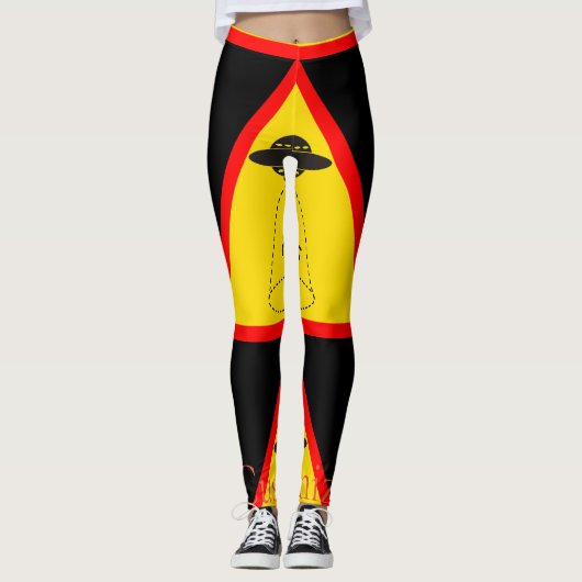 Alien Abduction UFO Thunder_Cove Leggings (Voorkant)