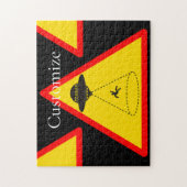 Alien Abduction UFO Thunder_Cove Legpuzzel (Verticaal)