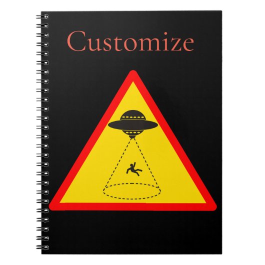 Alien Abduction UFO Thunder_Cove Notitieboek (Voorkant)