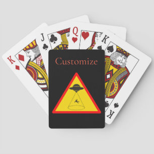 Alien Abduction UFO Thunder_Cove Pokerkaarten