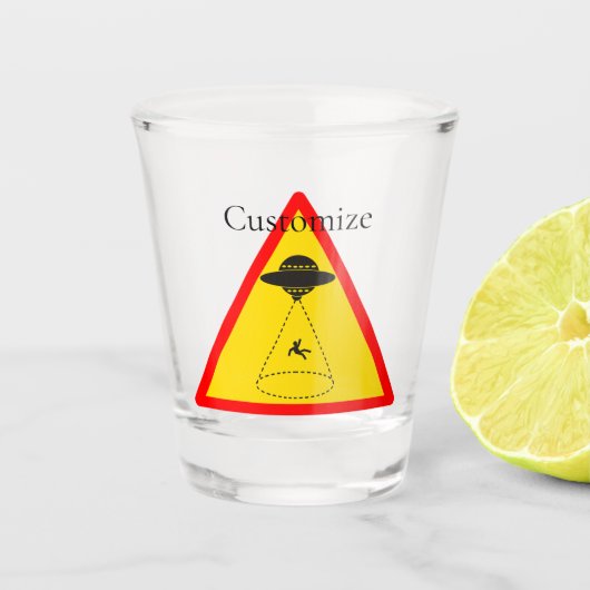 Alien Abduction UFO Thunder_Cove Shot Glas (Voorkant)