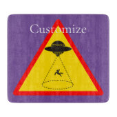 Alien Abduction UFO Thunder_Cove Snijplank (Voorkant)