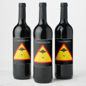 Alien Abduction UFO Thunder_Cove Wijn Etiket (Flessen)