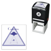 Alien Abduction UFO Thunder_Cove Zelfinktende Stempel (In situ)