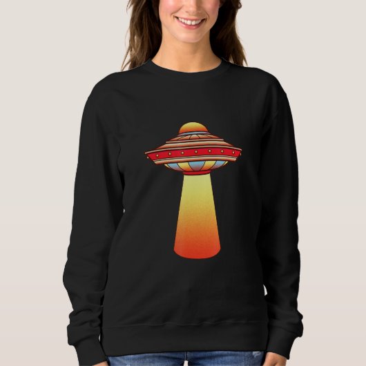 Alien Abduction Ufo Unidentified Flying Object Sci Trui (Voorkant)