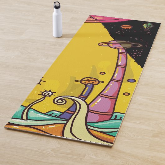 Alien Abduction Yogamat (In situ)