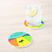 Alien Abduction Zandsteen Onderzetter (Zijkant)